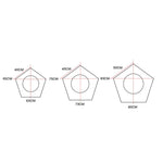 Pet Tent Sleeping Mat Dog Bed, Small 40cm, Medium 45cm, Large 50cm