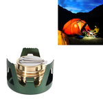 Outdoor Camping Alcohol Stove Vaporized Liquid Alcohol Atove Mini Alcohol Stove Portable Creative Alcohol Stove, Gold, Gray, Dark Green