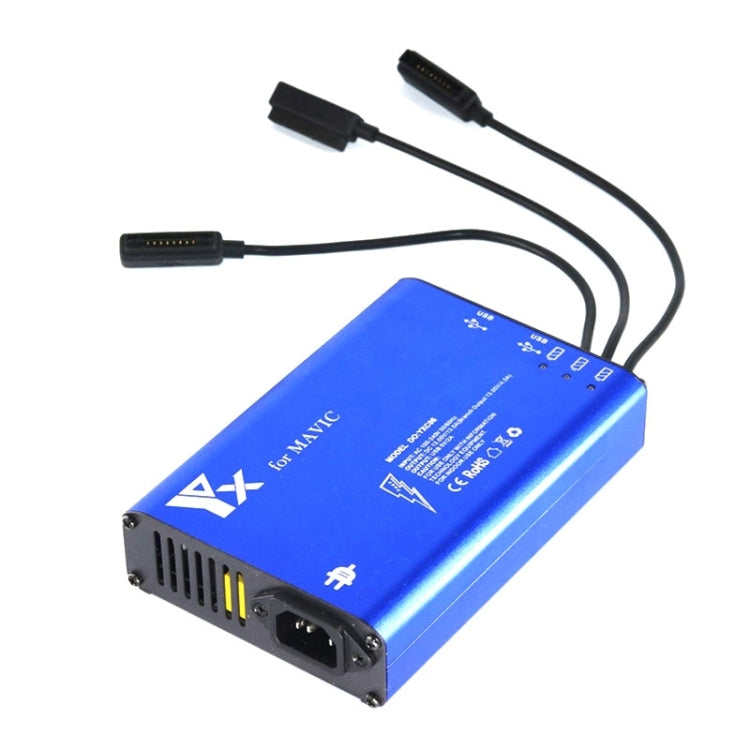 For DJI MAVIC Pro Aluminum Alloy 5 in 1 Hub Intelligent Battery Controller Charger, US Plug