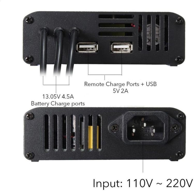 For DJI MAVIC Pro Aluminum Alloy 5 in 1 Hub Intelligent Battery Controller Charger, US Plug