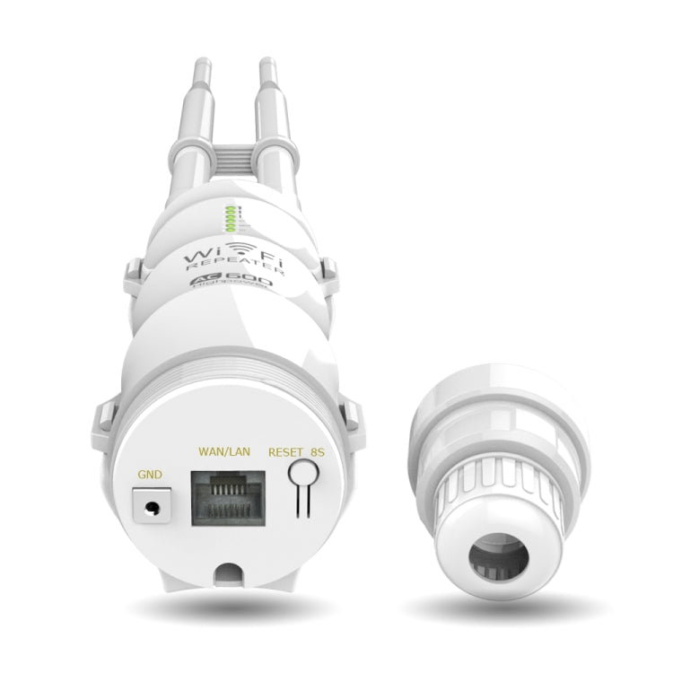 WAVLINK AC600 AP 2.4G/5G Dual Frequency Outdoor High Power Repeater, EU Plug, US Plug, UK Plug