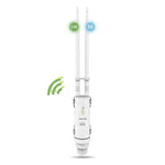 مكرر WAVLINK AC600 AP بتردد مزدوج 2.4G/5G عالي الطاقة خارجي، قابس أوروبي، أمريكي، بريطاني