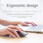 FREEDOM-WOLF X8 2400 DPI 6 Keys 2.4G Wireless Charging Silent Luminous Gaming Mechanical Mouse, X8 Black, X8 Metal Grey, X8 Star Black