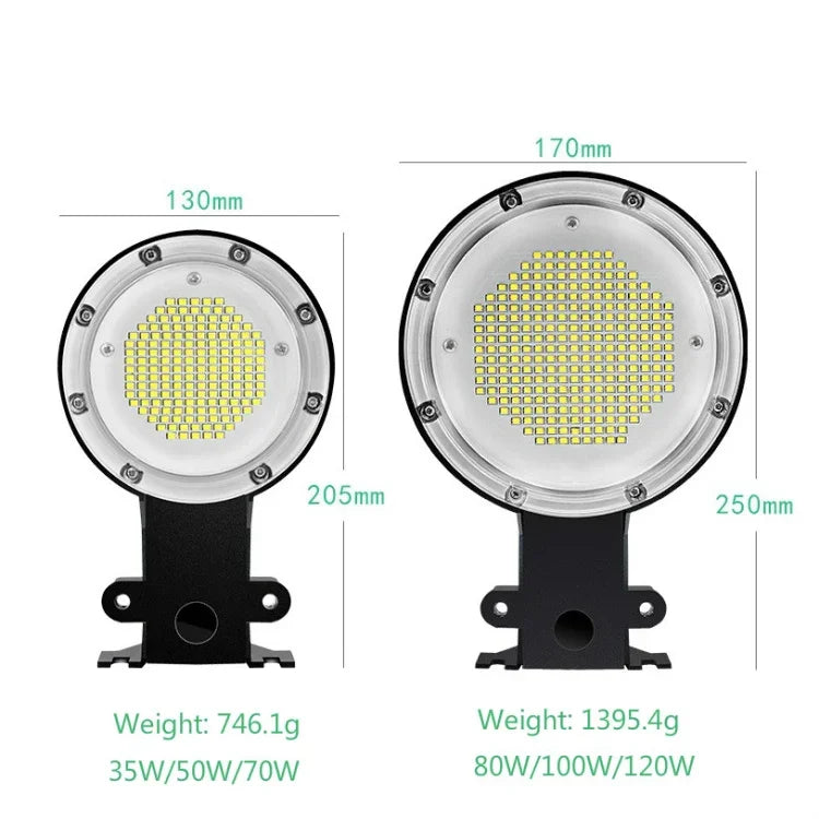 LED Outdoor Light Sensing IP65 Waterproof Wall Lamp Garden Courtyard Street Light, 35W, 50W, 70W, 80W, 100W, 120W