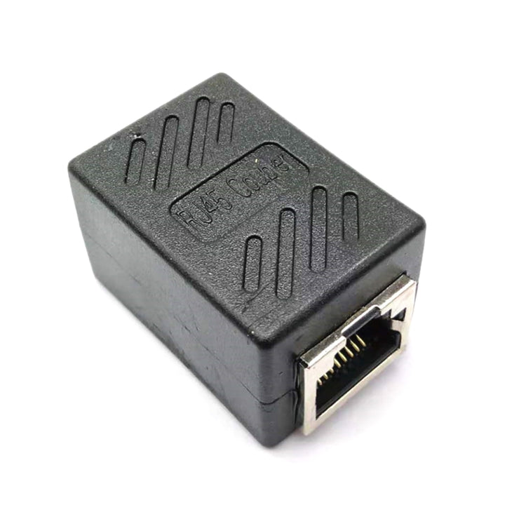 رأس كابل شبكة RJ45 مستقيم مع وصلة مزدوجة محمية 8P8C