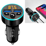 Halo Car MP3 Bluetooth Player Car Charger Car FM Transmitter 3.1A Car Charger, Elegant Black, Tyrant Gold, Snow Silver