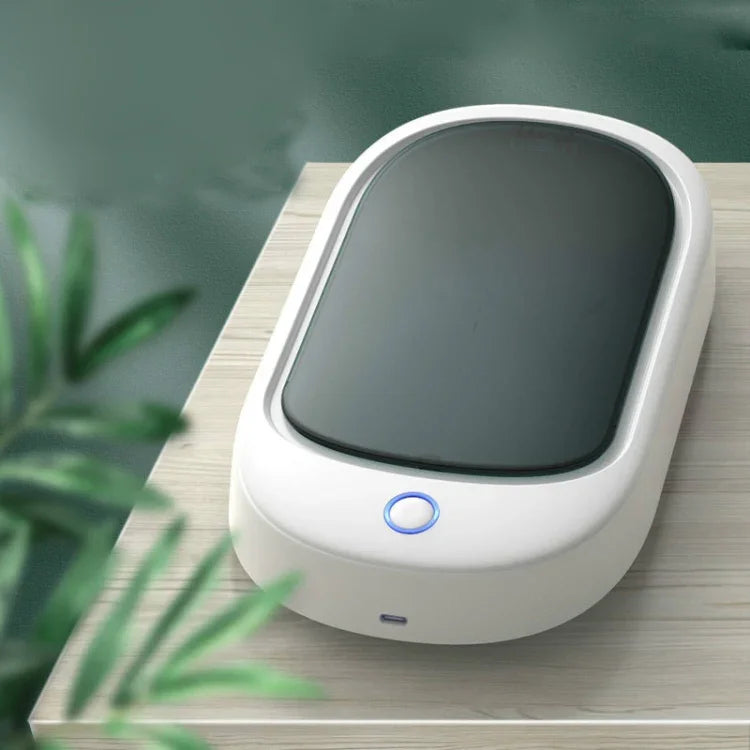 HE01 Sterilization Box  Mobile Phone Disinfection Box UVC Ultraviolet Sterilization Lamp, Grey Lid, Dark Green Lid