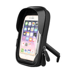 Mountain Bike Card Holder Touch Screen Mobile Phone Holder Motorcycle Electric Vehicle Waterproof Navigation Bracket Shade Mobile Phone Holder, Handlebars, Rearview Mirrors