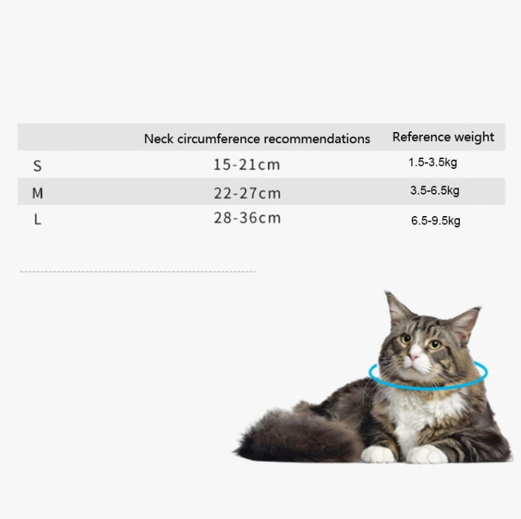 Pet EVA Sponge Lick-proof Sterilization Collar, XS 12-14cm, S 15-21cm