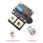 Auto Circuit Breaker Car Audio Fuse Holder Power Insurance Automatic Switch, 50A, 60A, 80A, 100A, 150A, 200A, 250A, 300A