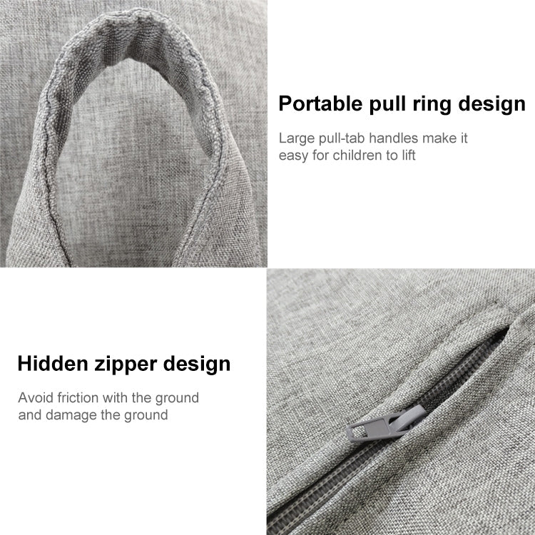 Lazy Sofa Bean Bag Chair Fabric Cover, 70x80cm, 80x90cm