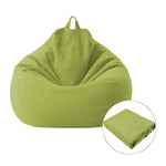 Lazy Sofa Bean Bag Chair Fabric Cover, 70x80cm, 80x90cm