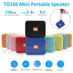 مكبر صوت صغير محمول بلوتوث ملون T&G TG166، وردي، أزرق، بني، أصفر، أسود، أحمر، فضي رمادي، برتقالي، أخضر، أزرق فاتح