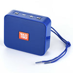 مكبر صوت صغير محمول بلوتوث ملون T&G TG166، وردي، أزرق، بني، أصفر، أسود، أحمر، فضي رمادي، برتقالي، أخضر، أزرق فاتح