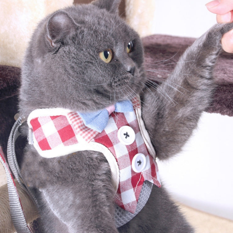 Pet Traction Rope Chest Harness Anti-break Away Vest Type Small Dog Walking Rope, S, M, L