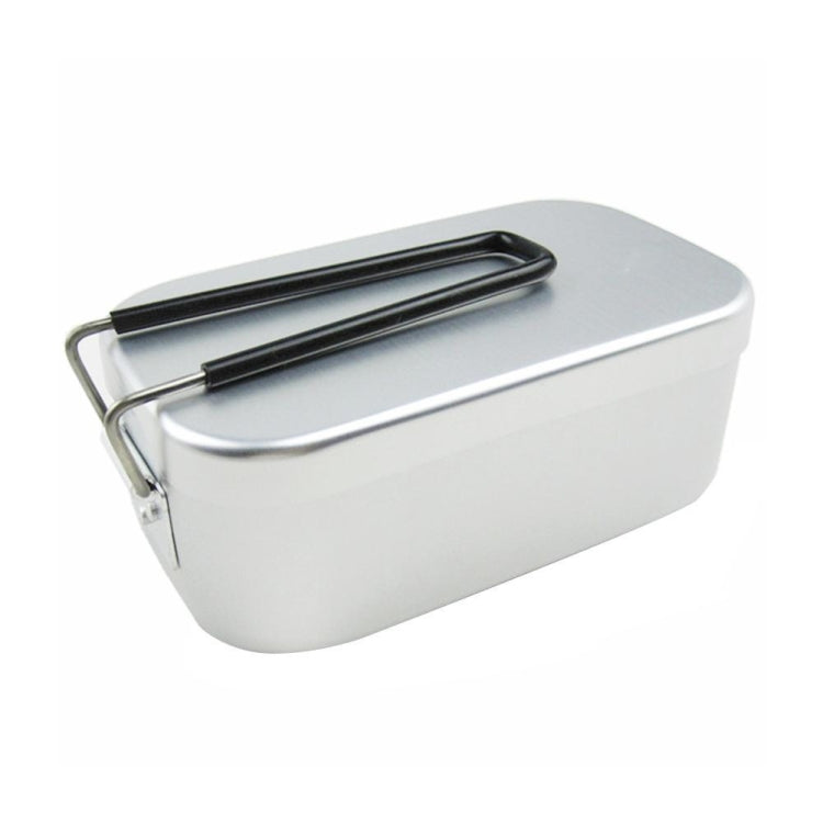 Outdoor Travel Camping Camping Lunch Box Portable Foldable Aluminum Lunch Box Retro Lunch Box Small, Small Regular Lunch Box, Lunch Box And Steaming Rack, Lunch Box And Steaming Rack And Folding Stove