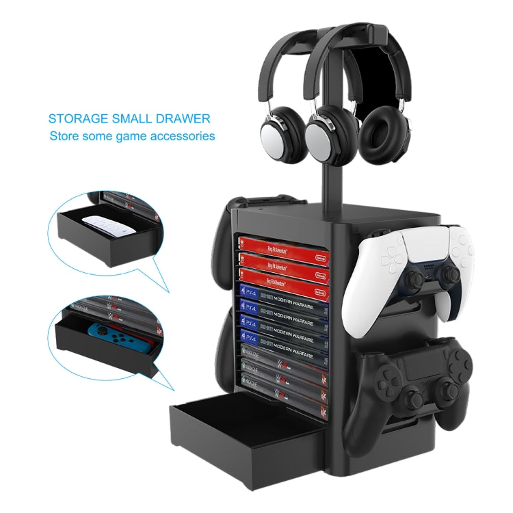 Game Disc Storage Rack Headphone Storage Rack For PS5 / Xsx, For PS5 / Xsx