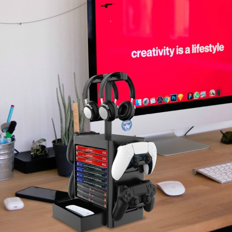 Game Disc Storage Rack Headphone Storage Rack For PS5 / Xsx, For PS5 / Xsx