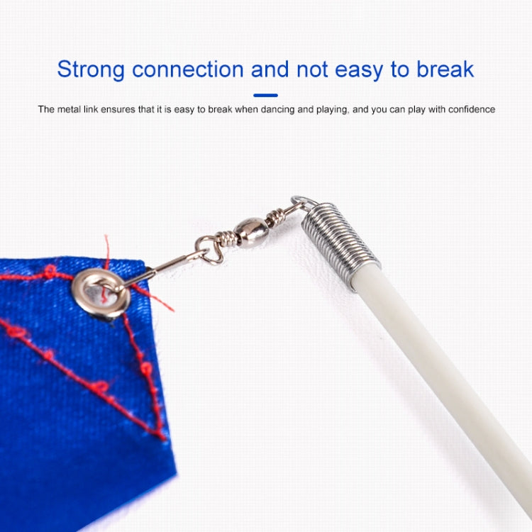 5 PCS 4 m Artistic Color Gymnastics Ribbon Dance Props Children Toys, Rose Red, Pink, Red, Orange, Yellow, Green, Blue