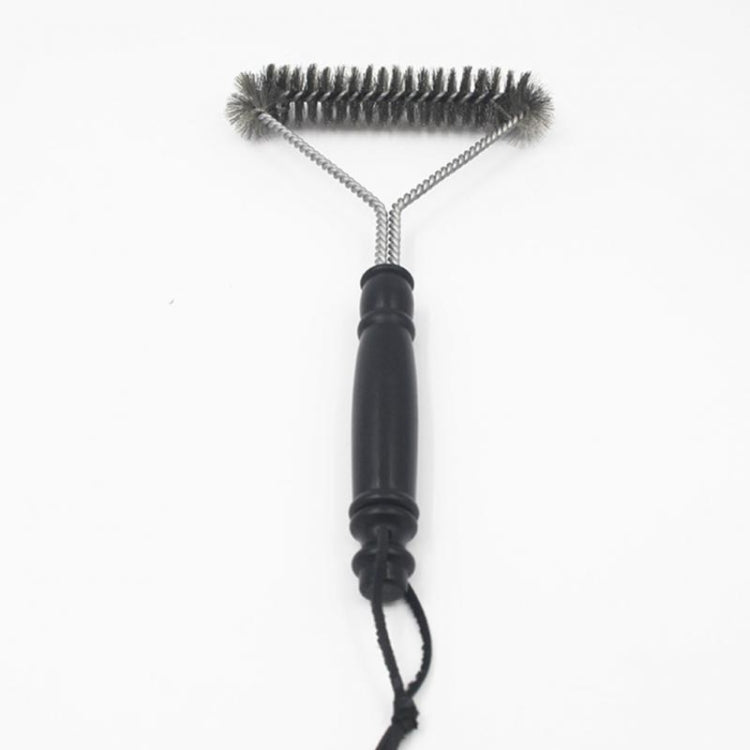 12 inch BBQ Brush Stainless Steel Wire Bristles Cleaning Brushes with Handle, 12 inch