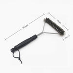 12 inch BBQ Brush Stainless Steel Wire Bristles Cleaning Brushes with Handle, 12 inch