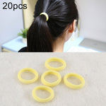 20pcs / Pack Girls Kids Rubber Bands Ponytail Holder Elastic Hair Bands