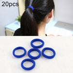 20pcs / Pack Girls Kids Rubber Bands Ponytail Holder Elastic Hair Bands