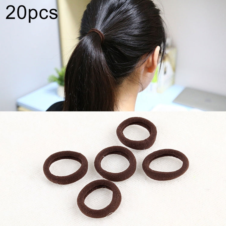 20pcs / Pack Girls Kids Rubber Bands Ponytail Holder Elastic Hair Bands