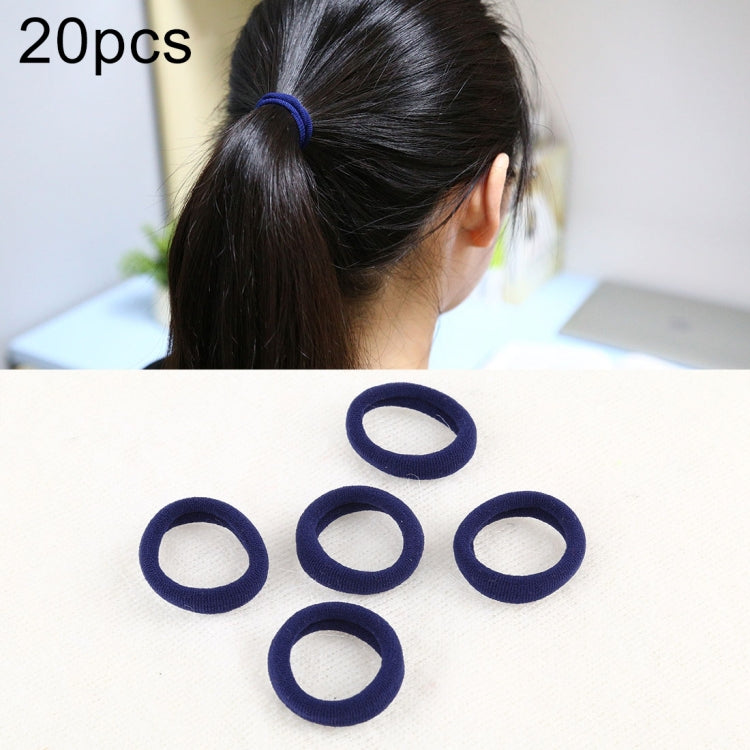 20pcs / Pack Girls Kids Rubber Bands Ponytail Holder Elastic Hair Bands