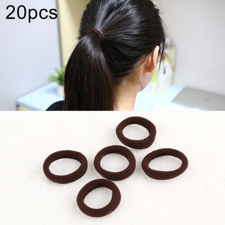 20pcs / Pack Girls Kids Rubber Bands Ponytail Holder Elastic Hair Bands