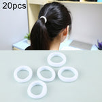 20pcs / Pack Girls Kids Rubber Bands Ponytail Holder Elastic Hair Bands