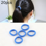 20pcs / Pack Girls Kids Rubber Bands Ponytail Holder Elastic Hair Bands