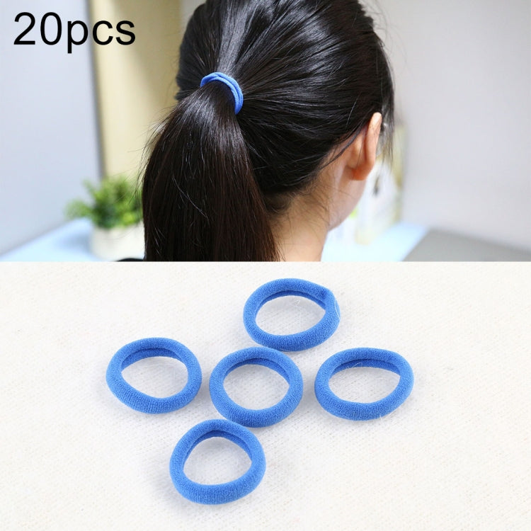 20pcs / Pack Girls Kids Rubber Bands Ponytail Holder Elastic Hair Bands