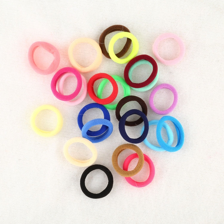 20pcs / Pack Girls Kids Rubber Bands Ponytail Holder Elastic Hair Bands