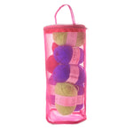Mesh Bag DIY Hand Weaving Tools Yarn Storage Knitting Bag Organizer Hollow Yarn Bag, Big Rose Red, Big Purple, Small Rose Red, Small Purple, Small Beige, Small Pink