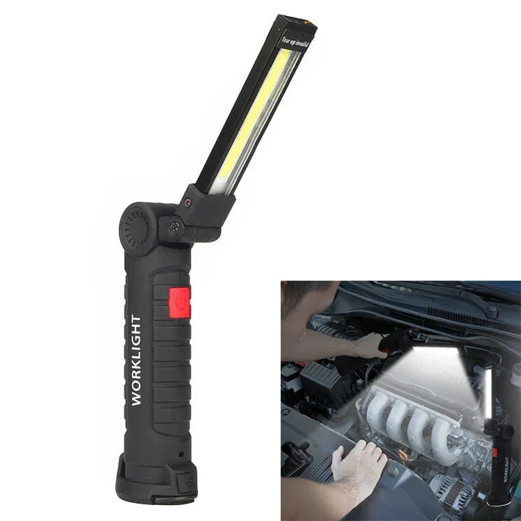Handheld Movable Work Lights USB Charging Multi-functional and Folding Emergency Lights, 11 x3.6cm, 14.8 x 4.7cm