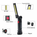 Handheld Movable Work Lights USB Charging Multi-functional and Folding Emergency Lights, 11 x3.6cm, 14.8 x 4.7cm
