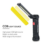 Handheld Movable Work Lights USB Charging Multi-functional and Folding Emergency Lights, 11 x3.6cm, 14.8 x 4.7cm