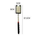 LED Work Light Inspection Mirror Extending Car Chassis Angle View Automotive Telescopic Detection Tool For Car Repair