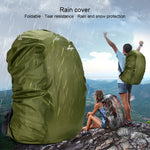Waterproof Dustproof Backpack Rain Cover Portable Ultralight Outdoor Tools Hiking Protective Cover, 35L, 45L, 50-60L, 70L, 80L
