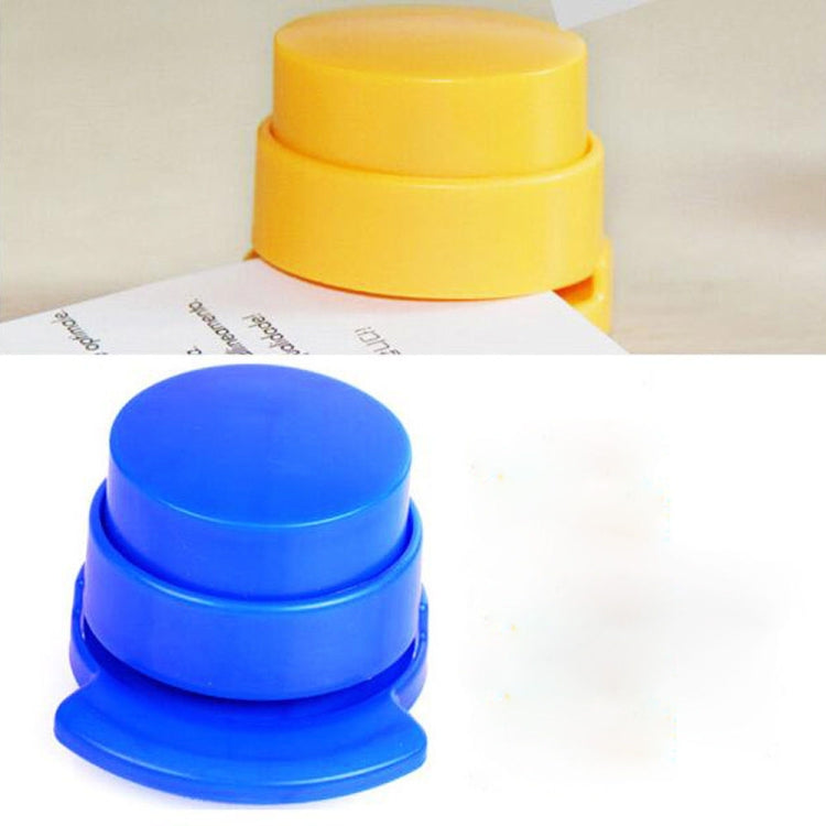 No Staple Paper Loose-leaf Stapler Air Needle-free Binder, Random Color Delivery, Needle-free Binder