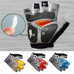 Cycling Shock Absorbing Anti-Slip Gloves Fitness Weight Lifting Training Half-finger Gloves, M, L, XL