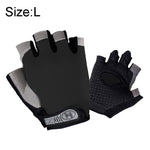 Summer Men Women Fitness Gloves Gym Weight Lifting Cycling Yoga Training Thin Breathable Antiskid Half Finger Gloves, M, XL, L, S