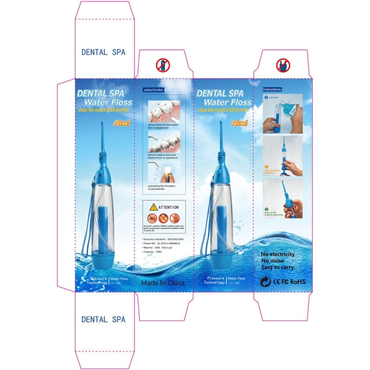 Dental Oral Care Water Jet Irrigator Flosser Tooth SPA Cleaner