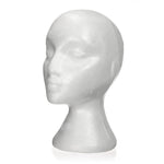 Dummy mannequin head Female Foam Exhibitor for cap, headphones, hair accessories and wigs Woman Mannequin Foam