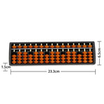 Plastic Abacus 15 Digits Arithmetic Tool Math Learn Aid Caculating Toys Gifts for Kids, 15 Digits Arithmetic Tool Math Abacus