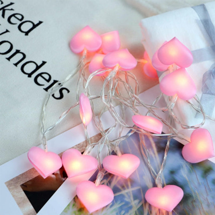 أضواء خرافية LED فانوس قلب حب Navidad أضواء سلسلة إضاءة عطلات ديكور غرفة نوم المنزل، 3م 20LEDs