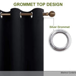 High-precision Curtain Shade Cloth Insulation Solid Curtain, 42x84 Inch（107x213CM）, 52x63 Inch（132x160CM）, 52x84（132x213）