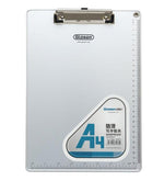 A4 Aluminum Clipboard Writing Pad Folder School Office Stationery Supplies, Size: 31.5x22.5cm, 31.5x22.5cm
