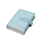 Portable PU Leather Storage Box Necklace Jewelry Display Box Organizer